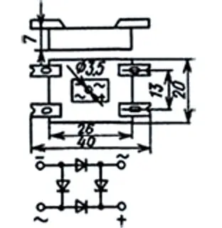КЦ402Б диодный мост фото 2