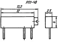 РП1-48 0.25вт 10 кОм фото 3