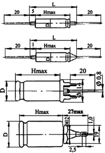 К50-20 350в 10 мкф фото 3