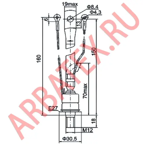 ТБ151-63-5-454 тиристор фото 3