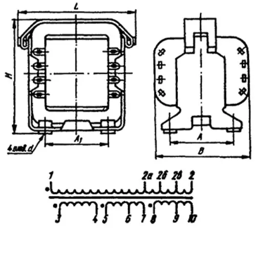 ТН64-220-400В трансформатор фото 3