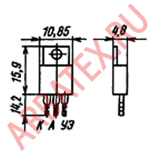 КУ202И-1 тиристор фото 3 КУ202И-1 тиристор фото 3