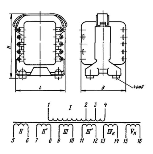 ТПП213-220-400 трансформатор фото 3