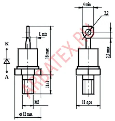 Д112-10-16 диод фото 5