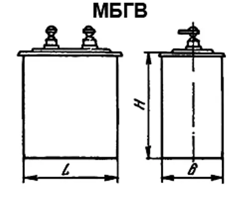 МБГВ-500в 130 мкф фото 3 МБГВ-500в 130 мкф фото 3