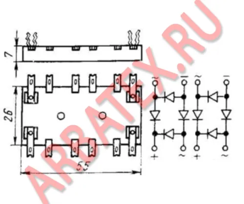 КЦ404Д диодный мост фото 2